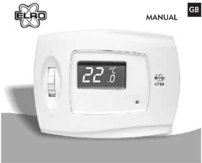 ELRO MANUAL GB 22.0°C KT50 E-75 新195 1:3
