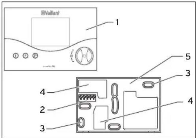 VAILLANT calorMATIC 360 - Kamerthermostaat monteren - 1