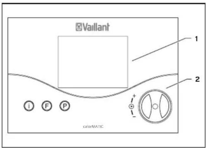 VAILLANT calorMATIC 400 - Vue d'ensemble de l'appareil - 1