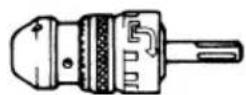 HITACHI DH 36DAL - ○13 mm Bohrhammerfutter und Bohrfutterschlüssel - 3
