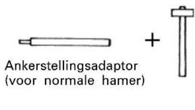 Ankerstellingsadaptor (voor normale hamer)