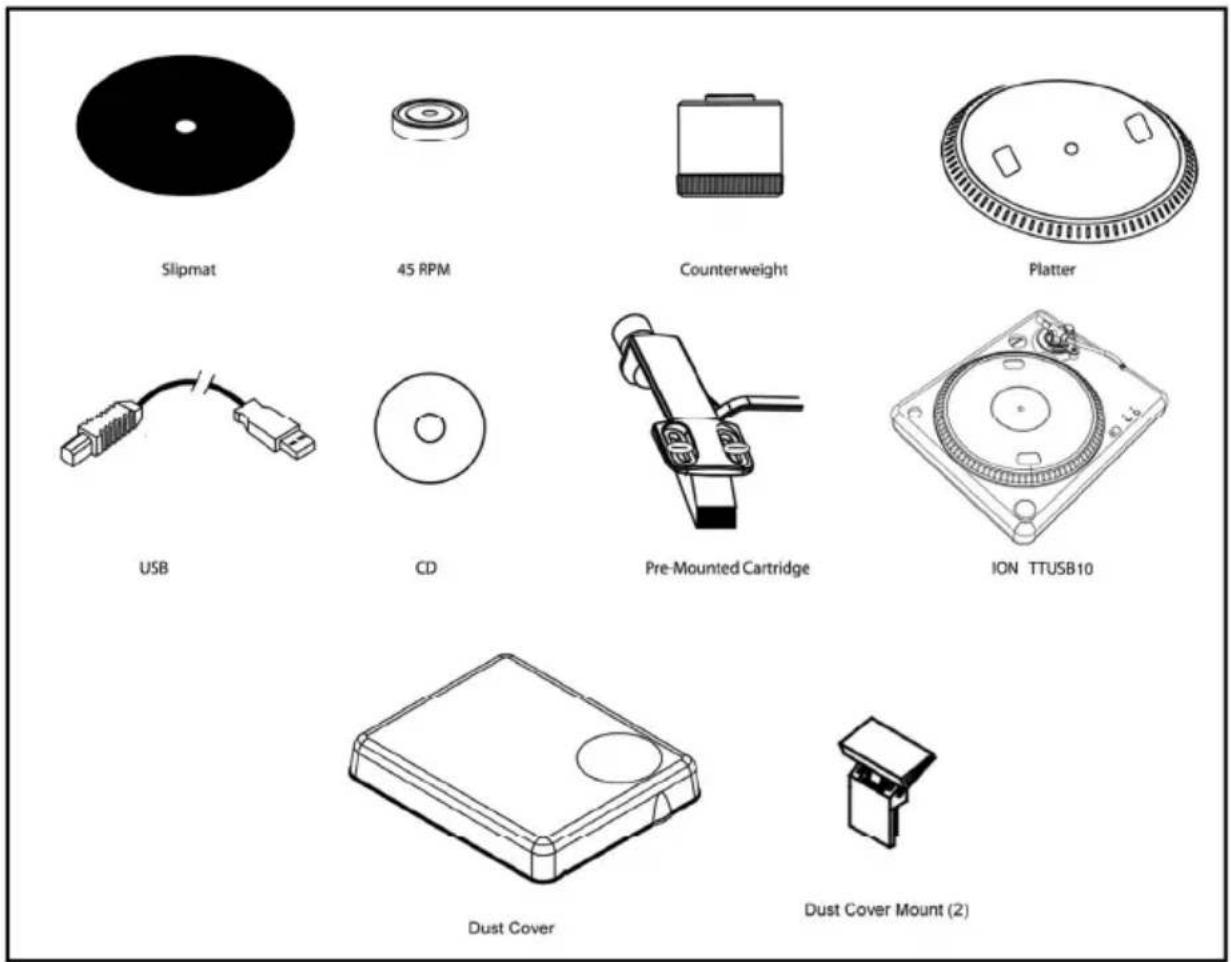 ION TTUSB10 - Box Contents - 1