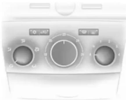 OPEL Astra Twintop (2010) - Demisting and defrosting the windows - 1
