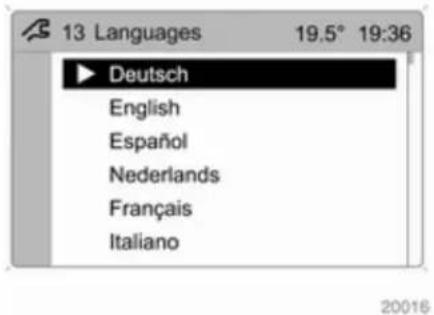 OPEL Astra Twintop (2010) - Selecting functions - 7