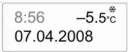 OPEL Astra Twintop (2010) - Outside temperature - 1