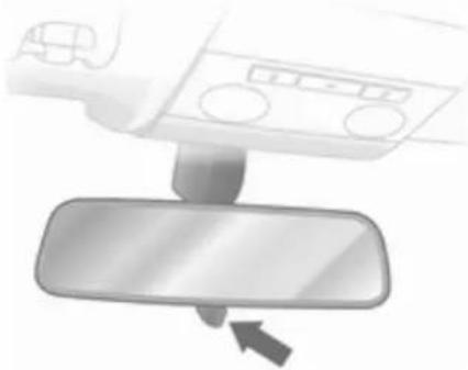 OPEL Astra Twintop (2010) - Mirror adjustment Interior mirror - 1