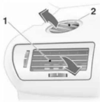 OPEL Astra Twintop (2010) - Adjustable air vents - 2