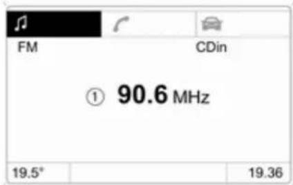 OPEL Astra Twintop (2010) - Selecting functions - 4