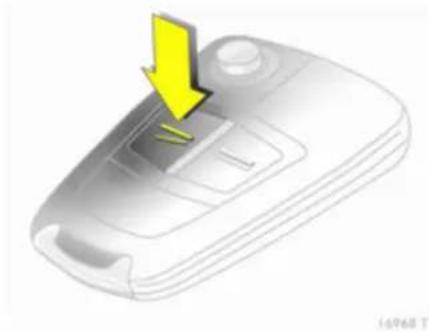 OPEL Zafira (2013) - Ξεκλείδωμα του οχήματος Τηλεχειριστήριο - 1