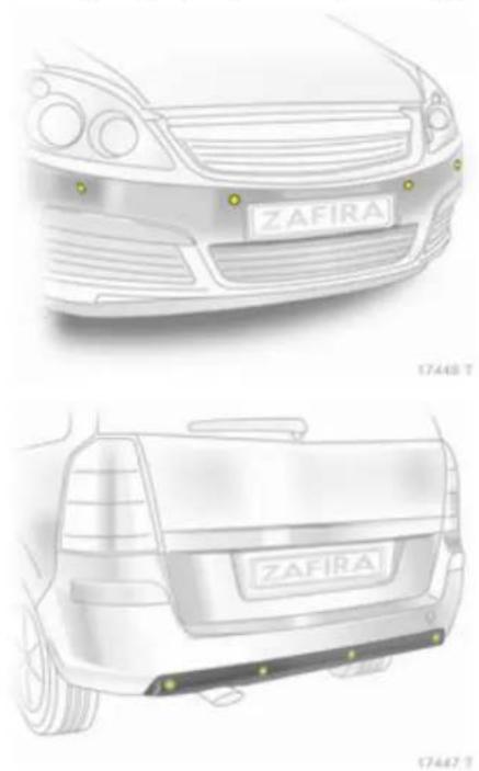 OPEL Zafira (2013) - Συστήματα ανίχνευσης εμποδίων Υποβοήθηση στάθμευσης - 1