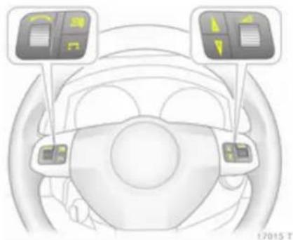 OPEL Zafira (2013) - Χειριστήρια στο τιμόνι - 1