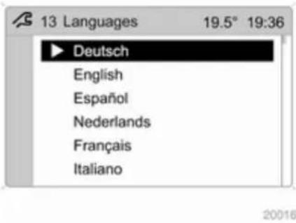 13 Languages 19.5° 19:36 ► Deutsch English Español Nederlands Français Italiano