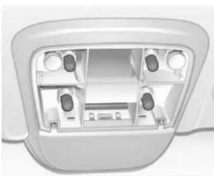 OPEL Combo (2011) - Plafonnier avant, spots de lecture - 2