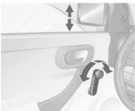 OPEL Combo (2011) - Lève-vitres manuels - 1