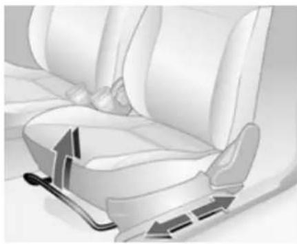 OPEL Combo (2011) - Position du siège - 1