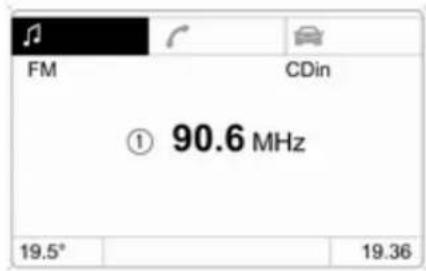 OPEL Combo (2011) - Sélection des fonctions - 4