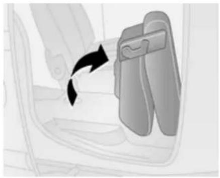 OPEL Combo (2012) - Rabattre les dossiers de siège arrière - 3