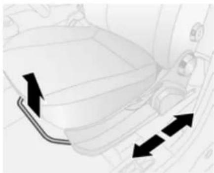 OPEL Combo (2012) - Position du siège - 1