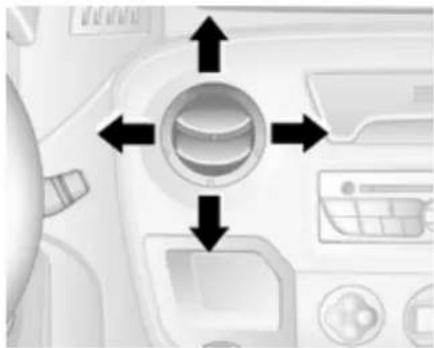OPEL Movano (2011) - Bouches d'aération réglables - 1