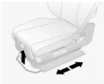 OPEL Movano (2011) - Position du siège à suspension - 1