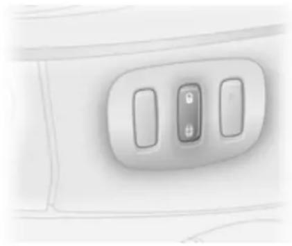 OPEL Vivaro (2010) - Central locking button - 1