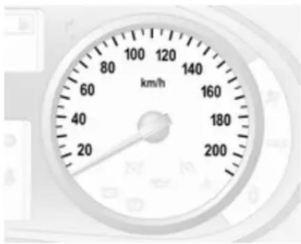 OPEL Vivaro (2010) - Warning lights, gauges and indicators - 1