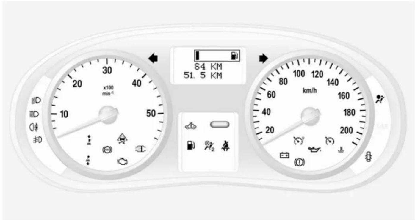 OPEL Vivaro (2010) - Instruments and controls - 1