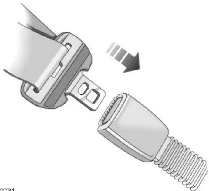 Rover 75 (1999) - Fastening the belt - 1