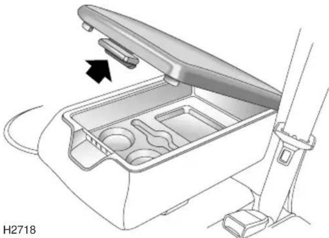 Rover 75 (1999) - REAR ARM REST STOWAGE - 1
