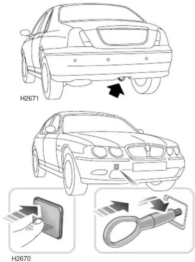 Rover 75 (1999) - TOWING EYES - 1
