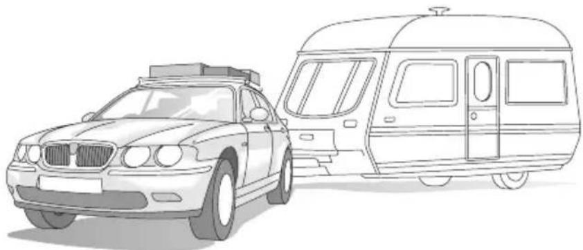 Rover 75 (1999) - TOWING A TRAILER - 1