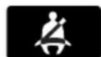 Rover 75 (1999) - Seat belt warning - RED - 1