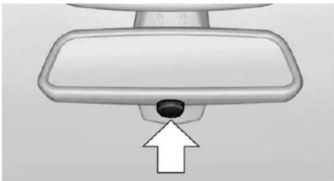BMW 328i xDrive Sedan (2014) - Indicator lamp on the interior rearview mirror - 1
