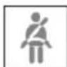 BMW 328i xDrive Sports Wagon (2014) - Safety belt reminder for driver's and passenger's seat - 1