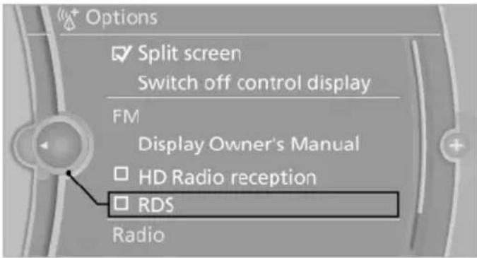BMW 328i xDrive Sports Wagon (2014) - Opening the Options menu - 2