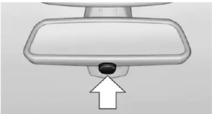 BMW 328i xDrive Sports Wagon (2014) - Indicator lamp on the interior rearview mirror - 1