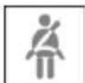 BMW 435i xDrive Coupe (2014) - Safety belt reminder for driver's and passenger's seat - 1
