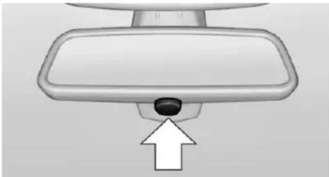 BMW 435i xDrive Coupe (2014) - Indicator lamp on the interior rearview mirror - 1