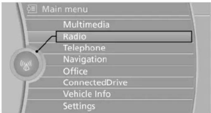 BMW 435i xDrive Coupe (2014) - Selecting menu items - 1