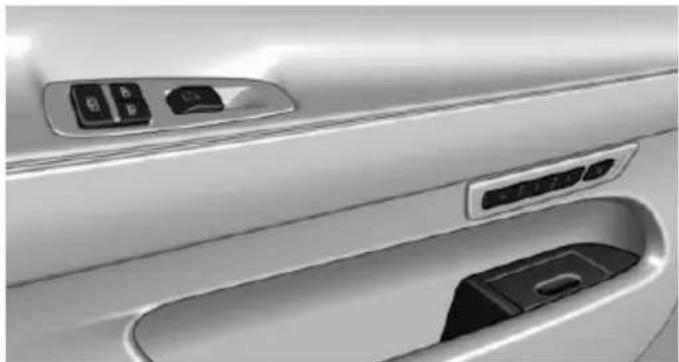 BMW 550i Gran Turismo (2014) - Rear door controls - 1