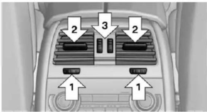 BMW 550i Gran Turismo (2014) - Adjusting the ventilation - 1