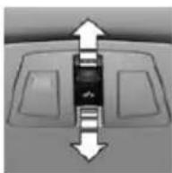 BMW 550i Gran Turismo (2014) - Opening/closing the glass sunroof and sliding visor together - 1