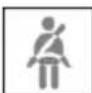 BMW 550i Gran Turismo (2014) - Safety belt reminder for driver's and passenger's seat - 1