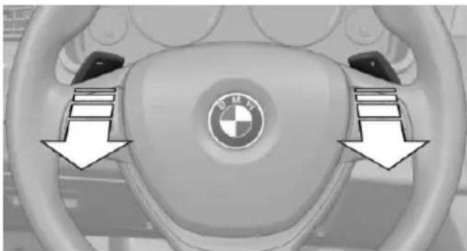 BMW 550i Gran Turismo (2014) - Shift paddles - 1