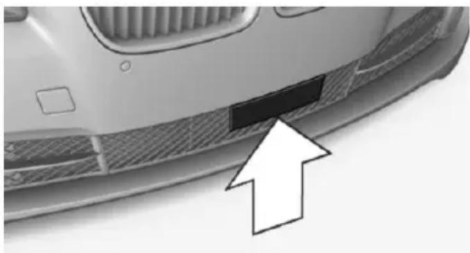 BMW 650i Gran Coupe (2014) - Radar sensor - 1