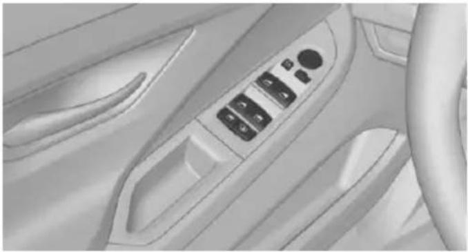 BMW 650i Gran Coupe (2014) - Driver's door controls - 1