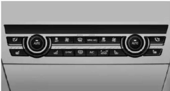 BMW 650i Gran Coupe (2014) - Front seat heating - 1