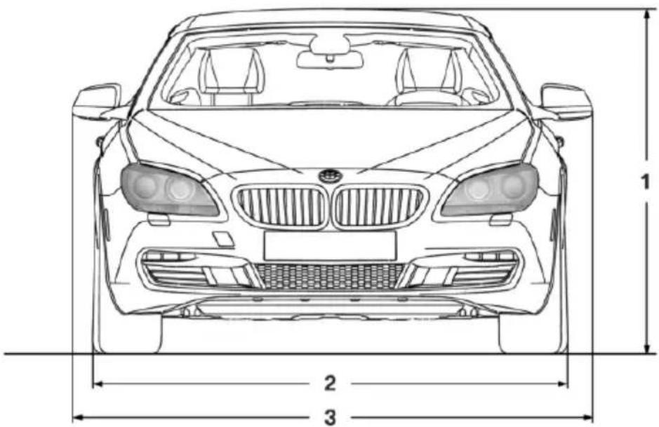 BMW 650i Gran Coupe (2014) - Dimensions - 1
