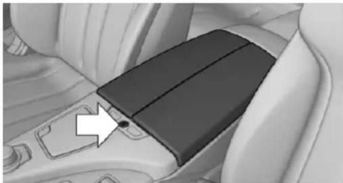BMW 650i Gran Coupe (2014) - Locking the storage compartment - 1