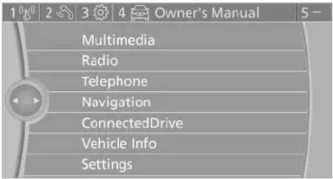 BMW 650i xDrive Gran Coupe (2014) - Displaying the button assignment - 1